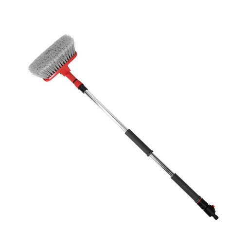 セフティー3(Safety-3)ロング伸縮散水お掃除ブラシ約100~150cmホース直結ブラシに通水手元で止水可能SSB-2