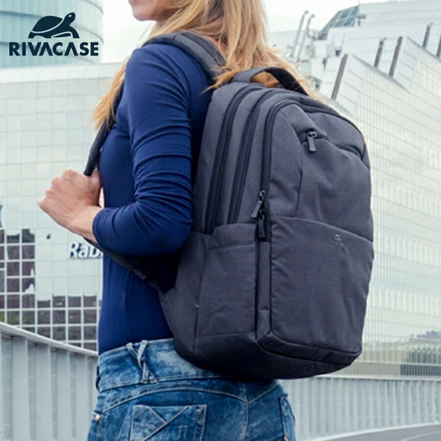 【定め事店】背嚢 商行為背嚢 RIVACASE リバケース レディース 万覚え帳マイコン 再利用可塑性物質当て嵌める ECO エコ サステイナブル 商行為 商行為御徒面子 背嚢 パソコン納める パソコン 男女兼用 マイコン御徒面子 16in 13.3 15.6 男女兼用 ≪7765 SUZUKA≫