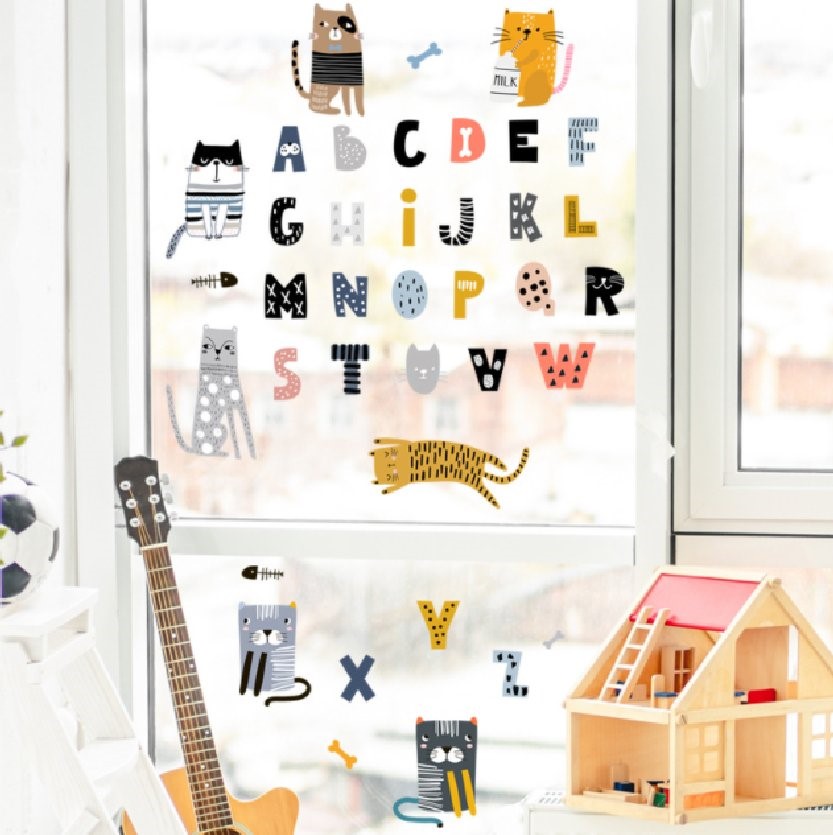 市場 ウォールステッカー And 身長計 海 Diy シール 子供部屋 可愛い 北欧 アニマル 壁飾り 窓 木 Cat 壁紙 鳥 星 絵 誕生日 Alphabet 動物 キッチン