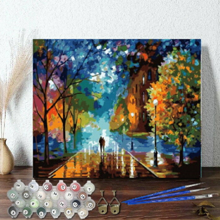 楽天市場】母の日 父の日 大人の塗り絵 絵画 数字塗り絵 油絵風 別荘