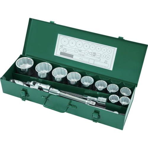 ＳＡＴＡ １２角ソケット鍵仕掛ける 差込角１９粍 （１５点） 09015
