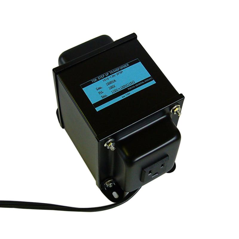 変圧器工房 日本製 変圧器 ステップアップトランス 1500W 100V→110～120V アースピン付 1012-1.5K-2P3P （海外製品用） 17,061円