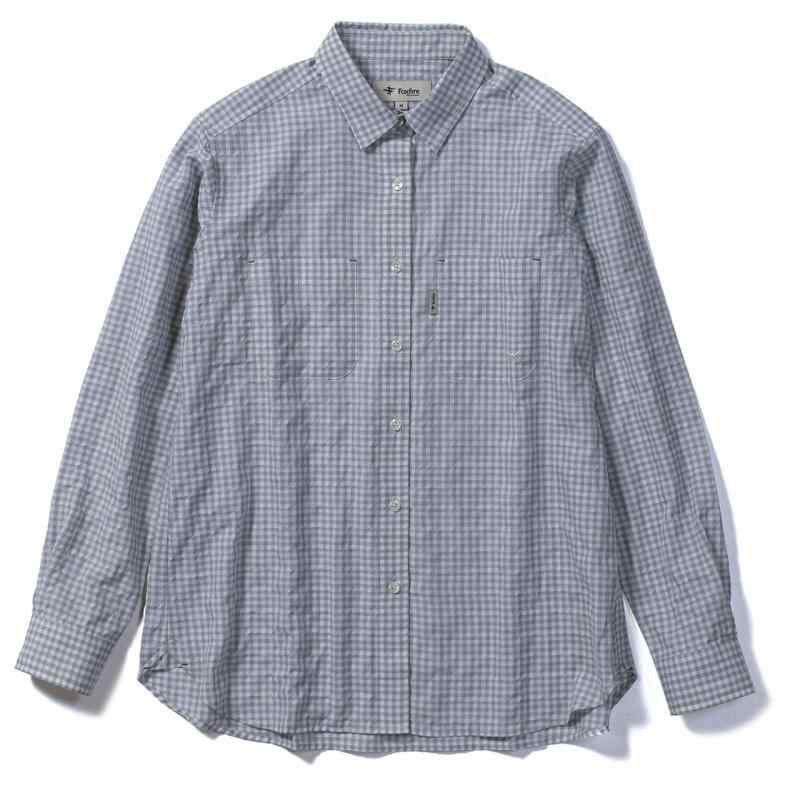 Foxfire(フォックスファイヤー) シャツ【8212152】【吸汗速乾】【UVカット】TS サッカーギンガム シャツレディース｜クリエイティブグローバル