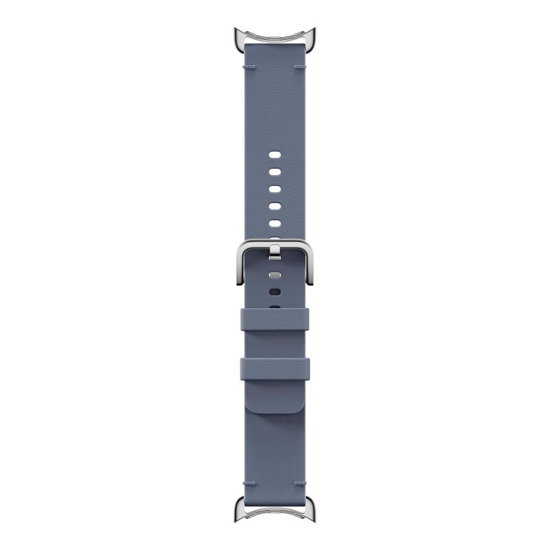 Google グーグル Pixel Watch 4(45 mm)クラフトレザーバンド Moonstone/Brushed Silver Sサイズ GA10035-WW