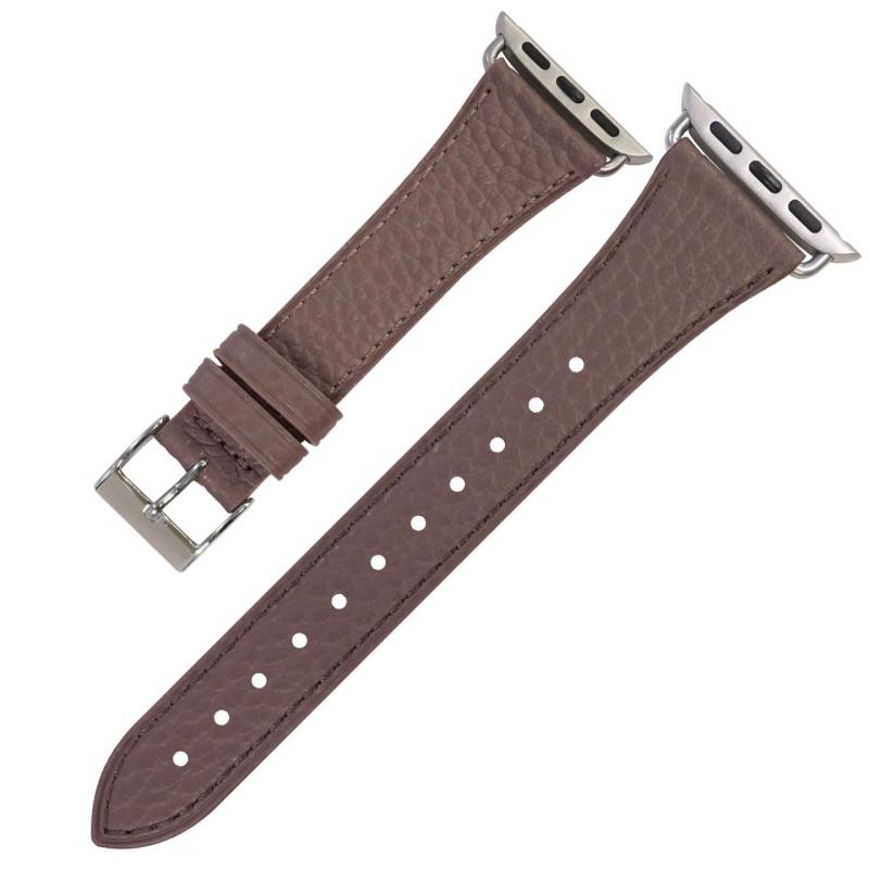 compatible with Apple Watch アップルウォッチ用 バンド ベルト カーフ 牛革 裏面防水 シュリンクイタリアンレザーベルト Shrink Italian Kurocurrant クロカラント コンパチブル Apple Watch
