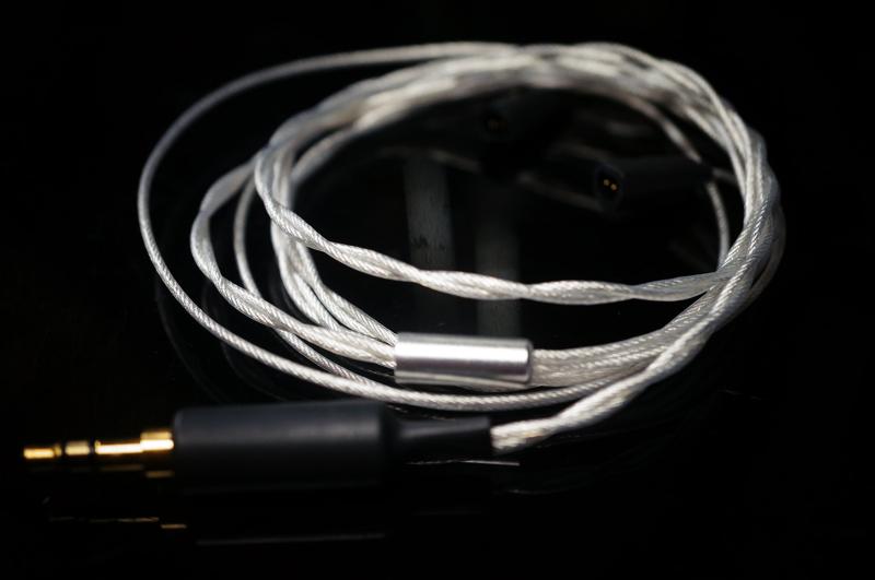 エントリー模範例 PlusSound(付け加える音響) X Series Custom Cable Silver Sennheiser IE80,IE8 取り替えっこ用引きあげる立場・有線テレビ その他-家電