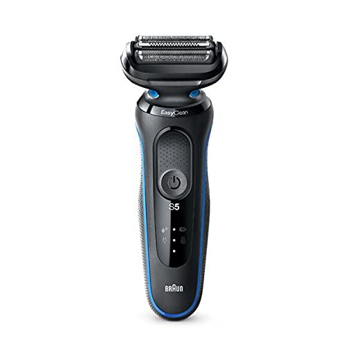 ブラウン(Braun) 50-B1000S(ブルー) 密着シリーズ5 充電式シェーバー 3枚刃|クリエイティブグローバル