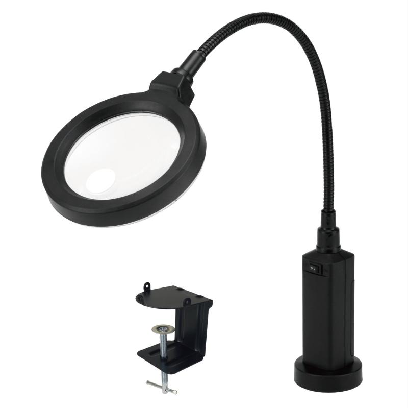 ENGINEER エンジニア LEDライトルーペ 倍率:2倍 LED16灯 電源式/電池式 SL-22