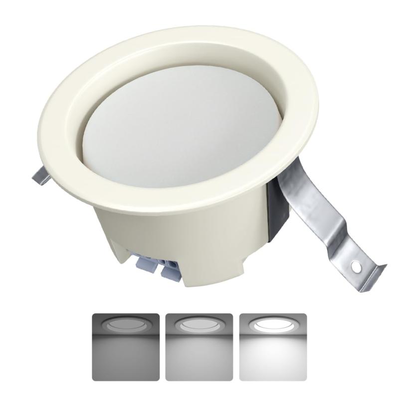 POOPEE 屋内用LEDダウンライト 天井埋込型 埋込穴100φ led 高気密SB形 浅型6H 5W 500LM 白熱球40形相当 照明器具 リビング 寝室 キッチン 廊下 天井照明 小型 常夜灯 トイレ|クリエイティブグローバル
