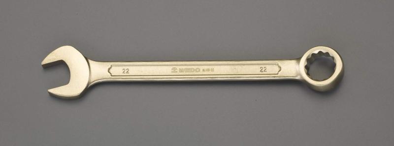 エスコ(Esco) 17mm 片目片口スパナ(ﾉﾝｽﾊﾟｰｷﾝｸﾞ) EA643BA-17