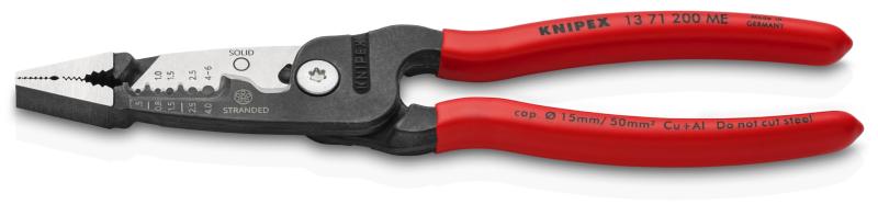 Knipex プラスチックコーティングメトリックワイヤーストリッピングプライヤー、200mmサイズ|クリエイティブグローバル