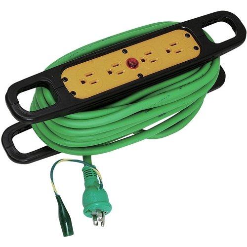 日動 ハンドリール 10m 屋内型 2芯・アース付き・過負荷・漏電保護専用・3.5?スタミナタイプ