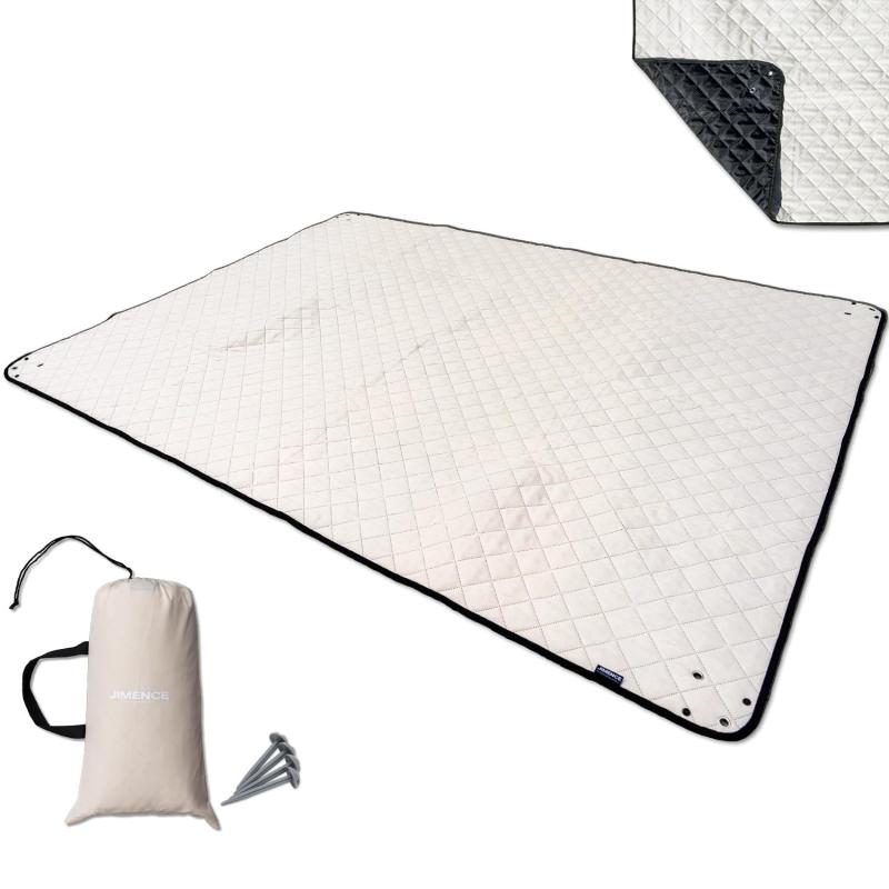 JIMENCE（ジーメンス） レジャーシート 厚手 防水 収納袋付き 1~3人用 200×150cm キャンプマット
