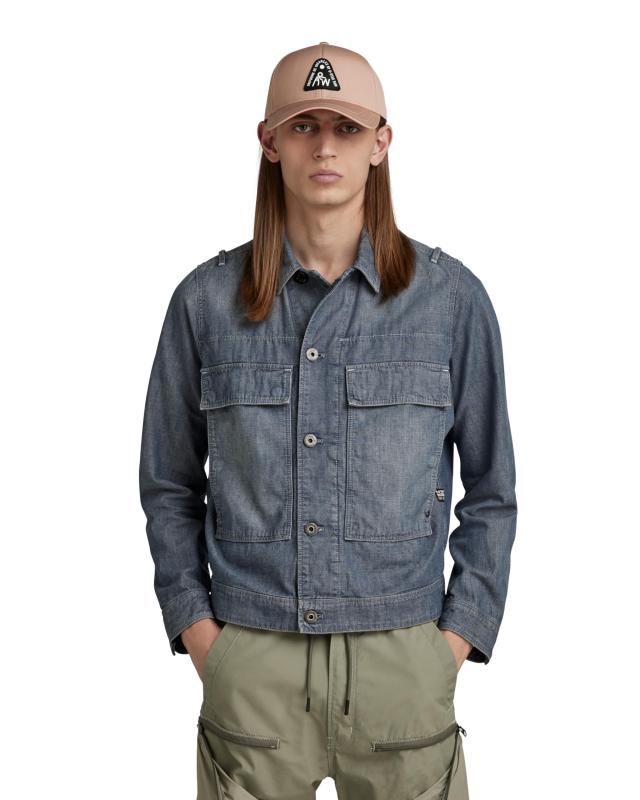 [ジースターロゥ] ジャケット メンズ レギュラーフィット Utility Flap Pocket Jacket