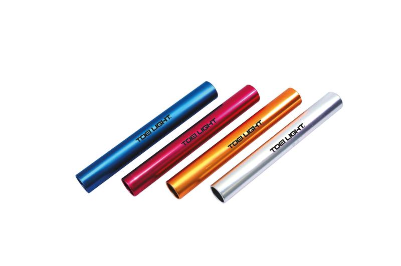 TOEI LIGHT(トーエイライト) アルミバトンセット4(練) G1390 4色1組 収納ナイロンケース付 直径39mm×長さ約30cm