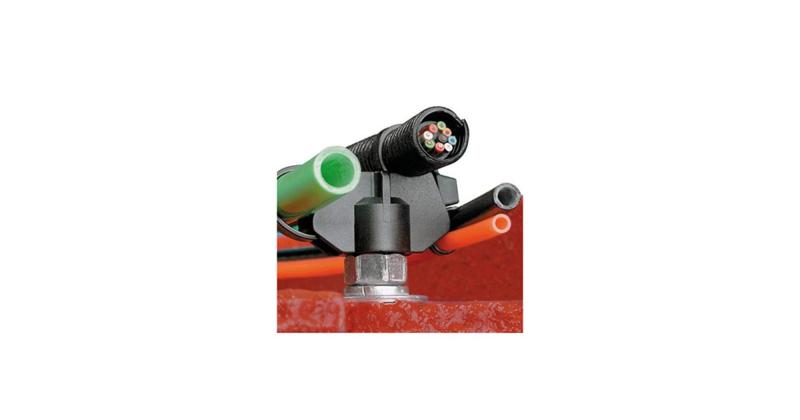 パンドウイット TMSTHS10-D0 スタッズタイマウント 耐候性ナイロン 6.6 3/8in スタッド差しわたしマウント 黒いこと 500個容器に並べる