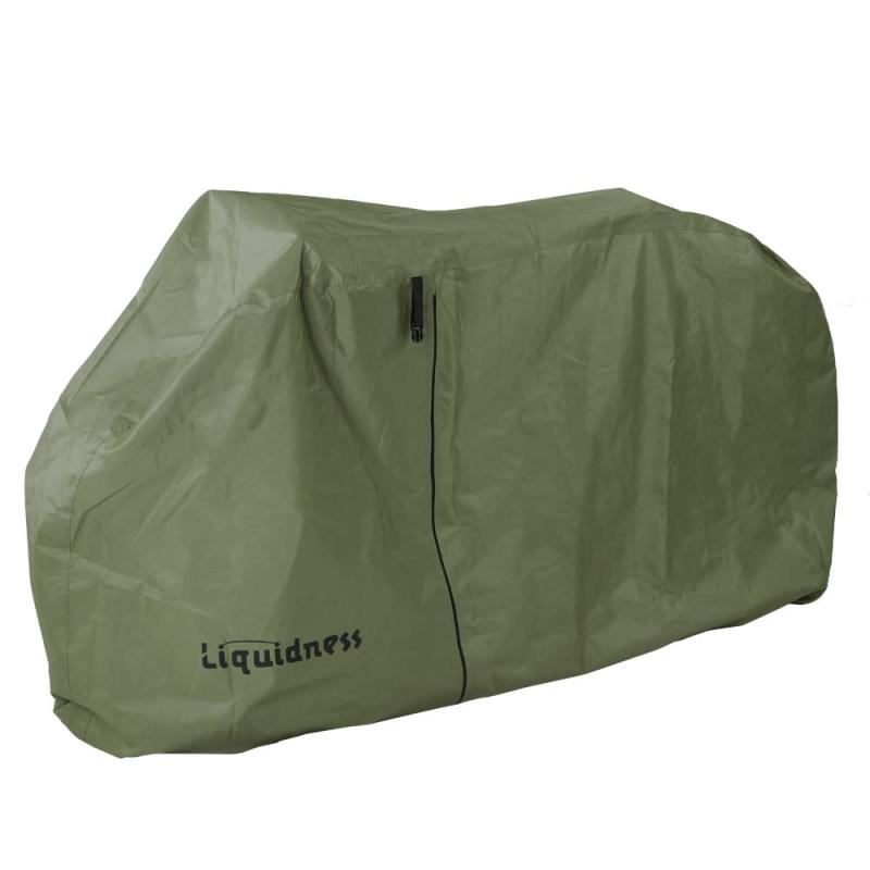Liquidness 自転車カバー サイクルカバー メーカー 超厚手 270D 防水 破れにくい 防犯 防風 防塵 UVカット ファスナー 収納袋つき