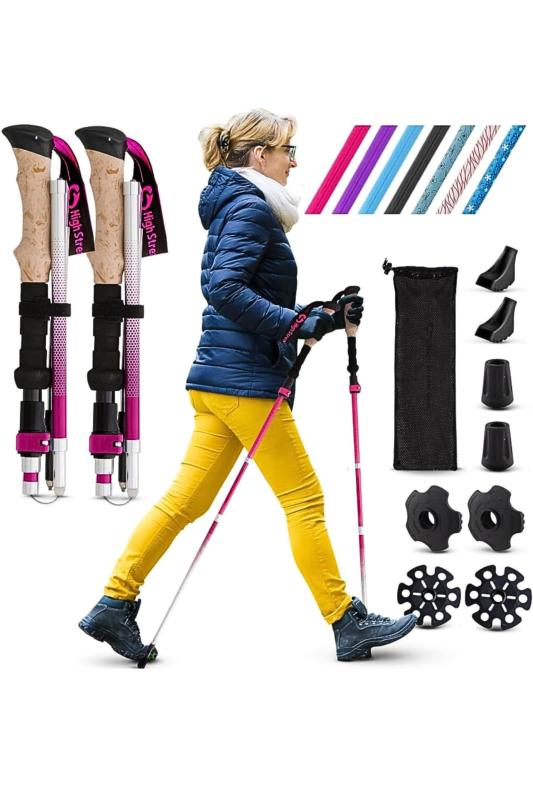 High Stream Gear 【亭主もちの悧巧の専用ひな形_分かり分かりやすい日本語ハウツー物嘱する】 トレッキング極点 極点 杖 山登り 店卸し資産 突っ支い棒