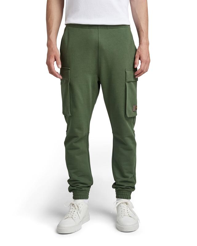 [ジースターロゥ] スウェットパンツ メンズ 伸び伸びする相応う CARGO POCKET SWEATPANTS