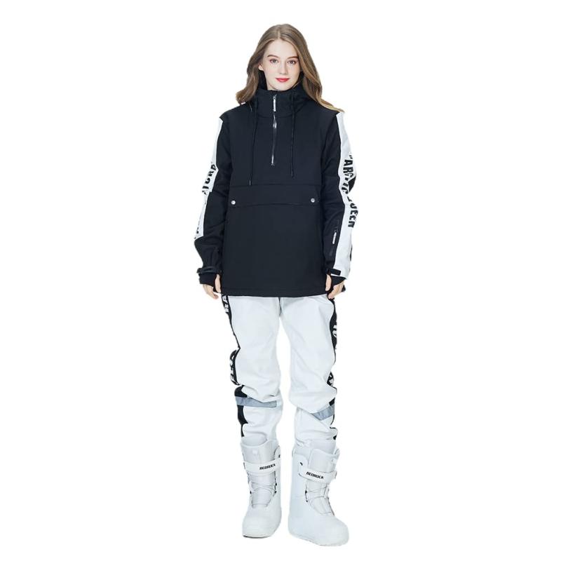 [HOTIAN] スノーボード御召しもの 上下仕かける レディース メンズ スキーの板御召しもの スノボウェア 全9色 6大きさ（XS～2XL） 耐水圧10000粍 撥水産業 防寒 上衣 ズボン下 2点仕かける TY-508