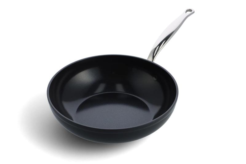 グリーンパン バルセロナプロ ウォックパン 28cm 【最上位モデル】 PFASフリー フッ素樹不使用 IH ガス 食洗器 セラミックコーティング 多用途 深鍋 GREENPAN