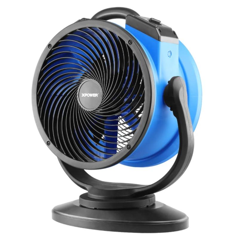 XPOWER密閉型モーター多機能プロフェッショナル空気循環ファン、フロアブロワー、軸流ファン