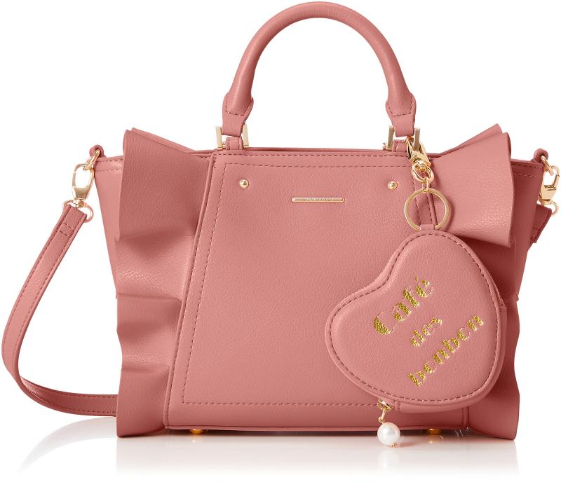 [SAMANTHAVEGA] トートバッグ ハートポーチ付フリルトート レディース