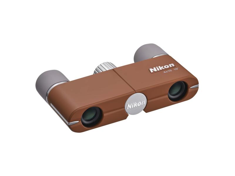 Nikon 小型望遠鏡 遊 4X10D CF ダハプリズム式 4倍10差しわたし 遊 4x10D CF 琥珀色赤銅色 (日本製)