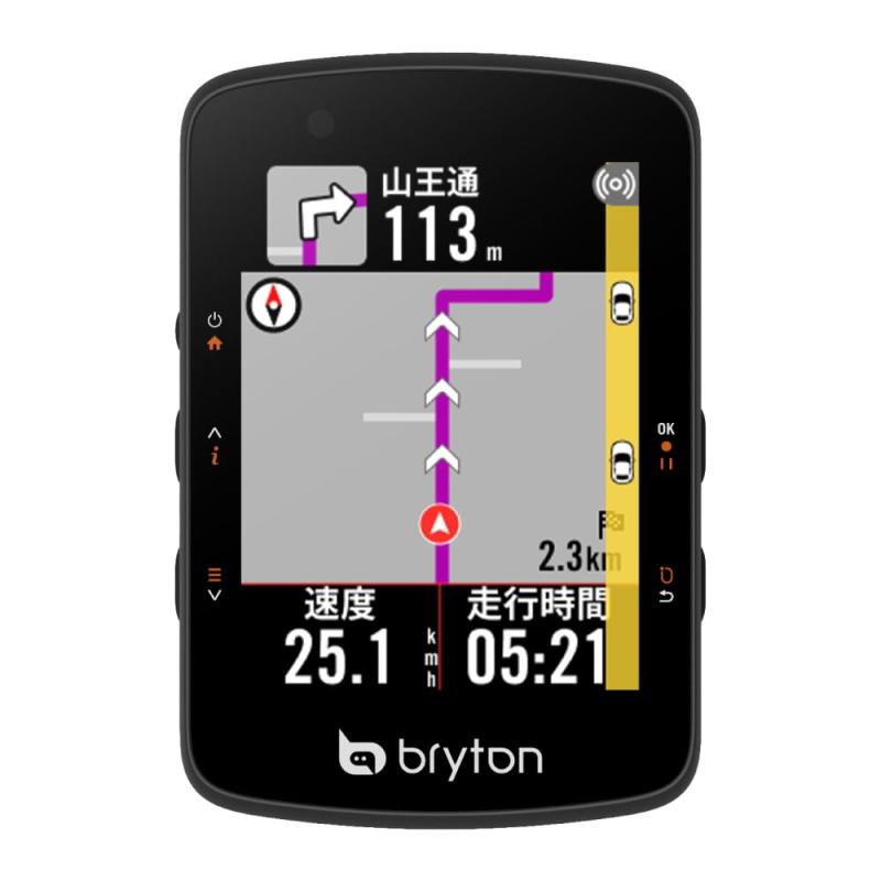 ブライトン Bryton Rider 650/550 GPSサイクルコンピューター 2.8インチカラースクリーン 地図＆ナビ搭載 自動明るさ調整 Bluetooth＆ANT+対応
