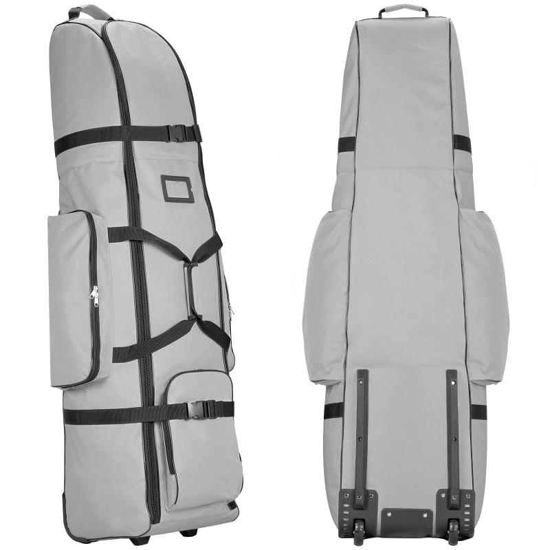 Iptienda ゴルフバッグカバー キャスター付き 9.5型まで対応 900D ゴルフ用トラベルカバー 航空バッグ