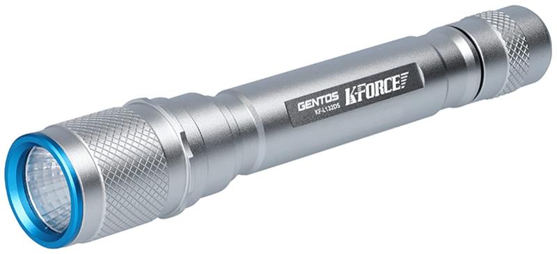 GENTOS(ジェントス) 懐中電灯 LEDライト 充電式/単3電池/単4電池 340~1200ルーメン K-FORCEシリーズ KF-L132DS/KF-L132DB/KF-L143D/KF-L145HUV/KF-L186R ハンディライト フラッシュ
