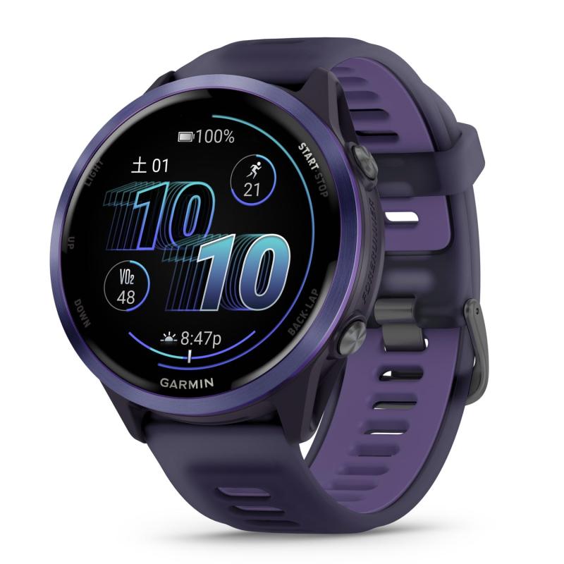 GARMIN(ガーミン) GPSランニングウォッチ Forerunner 570 最大約10日間の長時間バッテリー 超軽量 色鮮やかなAMOLED大画面ディスプレイ 80種類以上のマルチスポーツ対応 スピーカー＆マイク内蔵でラ