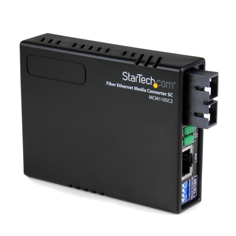 スターテック.com 10/100 Mbps イーサネット - 光メディアコンバータ