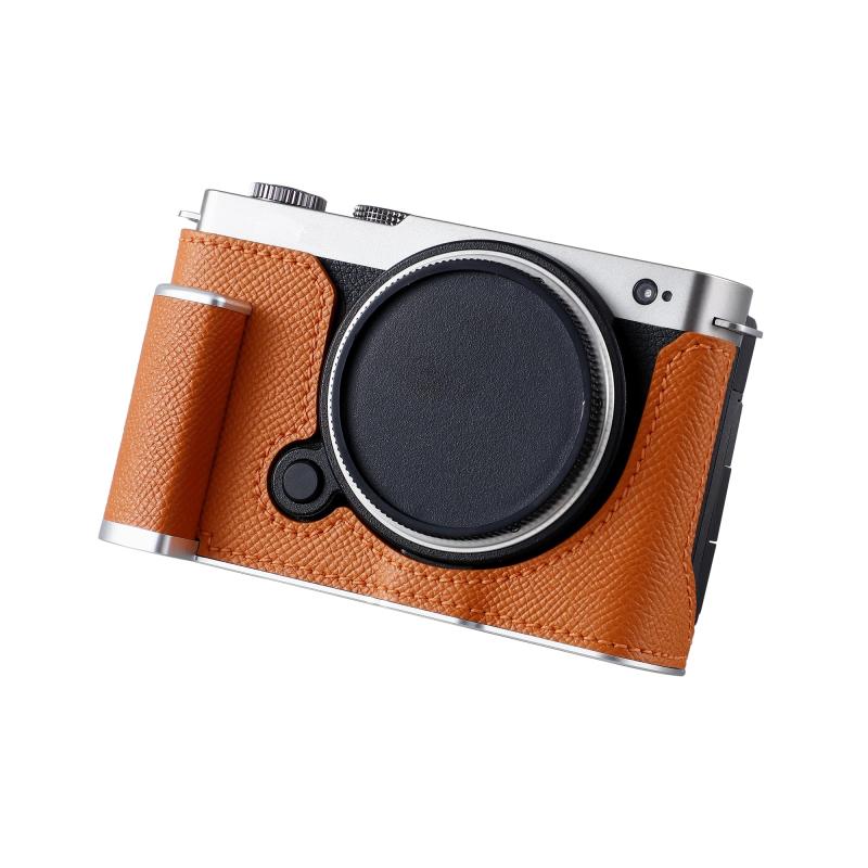 SIUTATDSH カメラハーフケース Panasonic Lumix S9用、ビンテージメタル本革インスタントカメラ保護ケース Panasonic Lumix DC-S9用ケース スタイリッシュ ポータブル 耐衝撃 12,304円