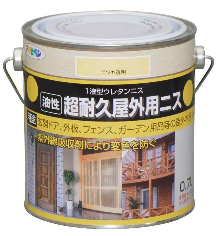 アサヒペン(Asahipen)超耐久屋外用ニス300ML/0.7L/1.8L