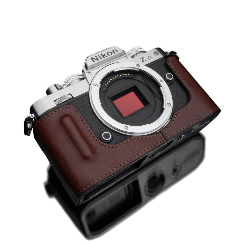 GARIZ Nikon Zfc 用 本革カメラケース HG-ZFCBR ブラウン|クリエイティブグローバル