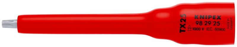 クニペックス KNIPEX 9829 (3/8SQ) 絶縁ビットソケット