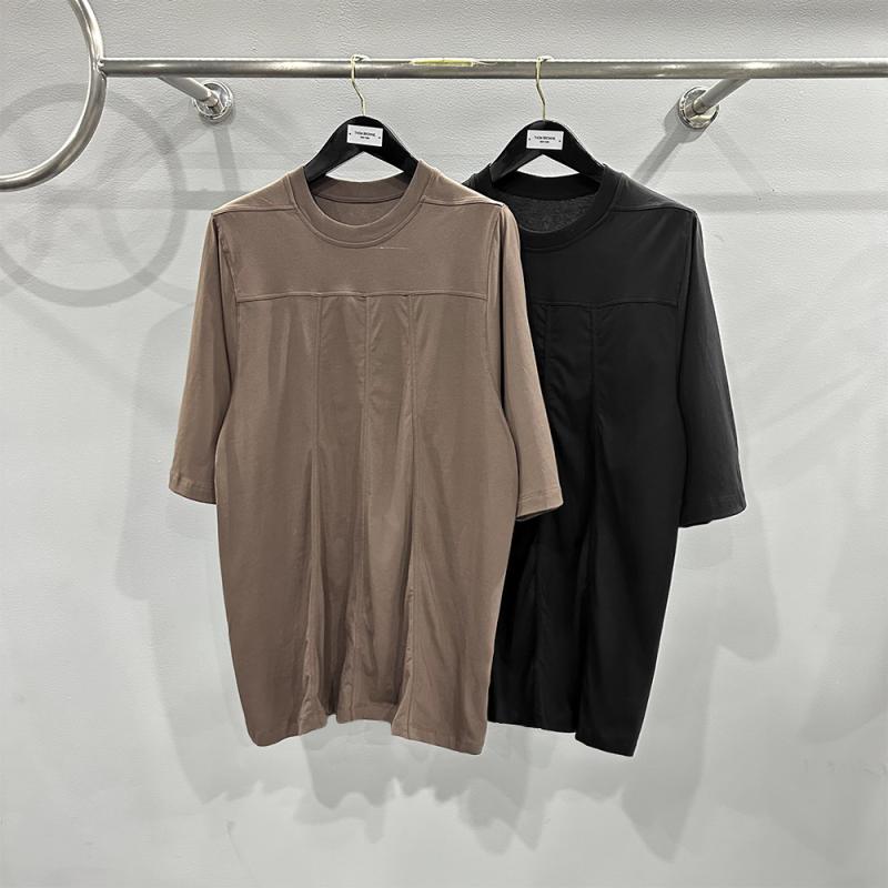 Tシャツ メンズ レディース 男女兼用 ユニセックス 半袖 トップス カットソー ビッグシルエット ゆったり 大きいサイズ 体型カバー 着痩せ お腹周り 二の腕カバー 切り替え デザイン 丸首 クルーネック カジュアル ストリート モード系 ダーク系 黒｜クリエイティブグローバル