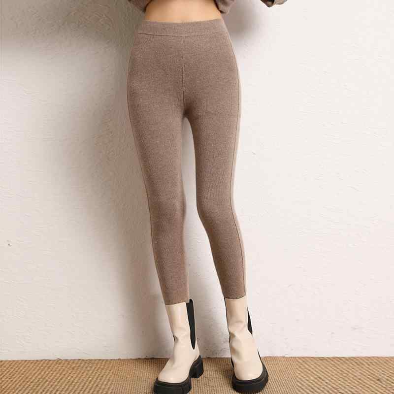 レギンス レディース 秋冬 厚手 カシミヤ 混紡 タイツ スパッツ 暖かい 防寒 防風 高機能 スキニーパンツ ハイウエスト 細見え 着痩せ ゆったり 大きいサイズ 体型カバー 保温 伸縮性 ストレッチ素材 インナーパンツ カジュアル 無地 脚長効果 美｜クリエイティブグローバル 11,160円
