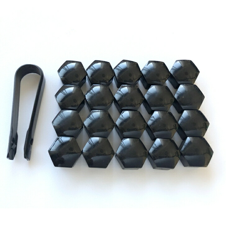 車ナットキャップナットカバー19ミリメートル19mm20個黒ブラックホイールナットキャップナットボトルキャップホイールナットカバーナットキャップボルトカバーボトルナット車カー用品タイヤ6角六角汎用ドレスアップかっこいい
