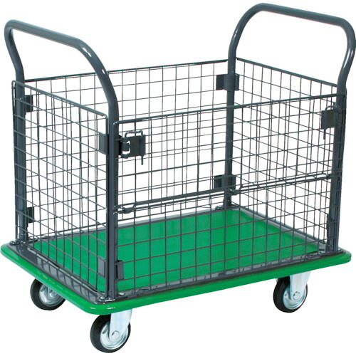 オレンジ色書き付け トラスコ中山 ＴＲＵＳＣＯ ご機嫌品位持っていく車 金網付 ７４０Ｘ４６０ 107EBN