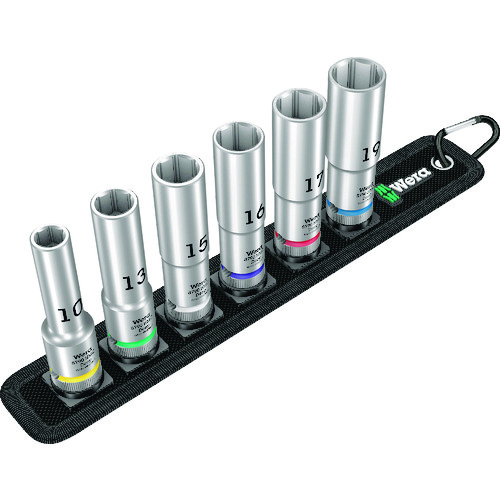 オレンジ色読みもの トラスコ中山 Ｗｅｒａ Ｂｅｌｔ Ｃ １ディープソケットベルトセット 004565