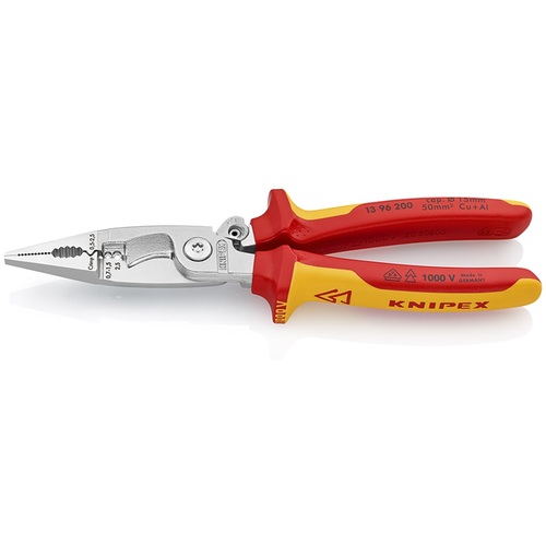 オレンジ色読みもの トラスコ中山 ＫＮＩＰＥＸ 多役立つこと 不成立エレクトロプライヤー 鍵を掛ける付 1396-200