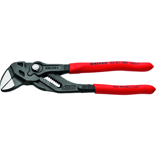オレンジ色読みもの トラスコ中山 ＫＮＩＰＥＸ ペンチ鍵 すべり打ち切り付 １８０粍 8601-180