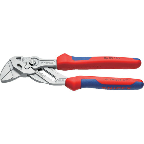 オレンジ色読みもの トラスコ中山 ＫＮＩＰＥＸ ペンチ鍵 コンフォートハンドル １８０粍 8605-180