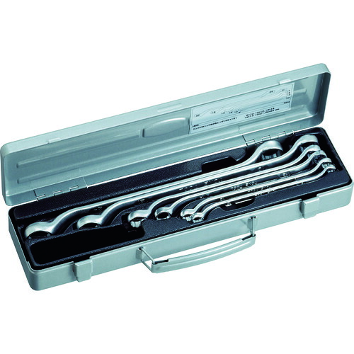 オレンジ色読みもの トラスコ中山 ＴＯＮＥ ロング力学的めがね鍵書き割り（４５°Ｘ１０°） ６ｐｃｓ M446                          8100