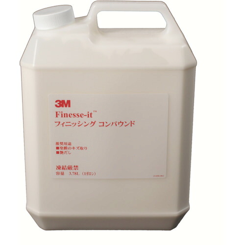 オレンジ色読みもの トラスコ中山 ３Ｍ フィネッセ・イット フィニッシングコンパウンド ３．７Ｌ PN13084                       3080