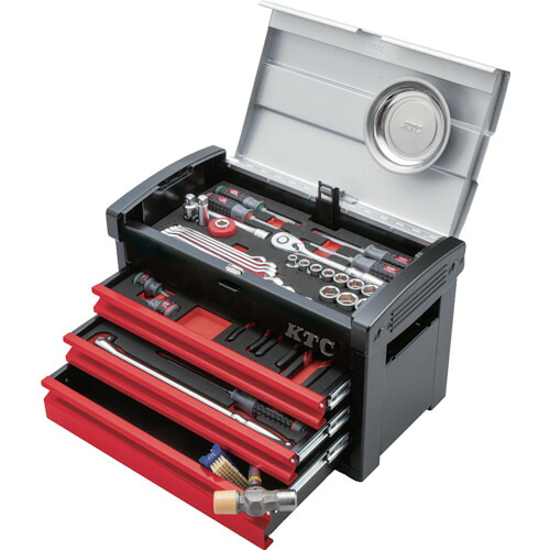 オレンジ色読みもの トラスコ中山 ＫＴＣ 物の具書き割り（チェストタイプ）［５９点］ SK4590E                       2285
