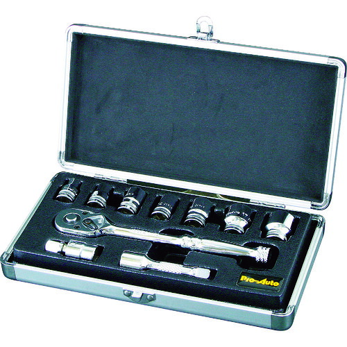 オレンジ色読みもの トラスコ中山 Ｐｒｏ－Ａｕｔｏ ３／８ＤＲ．１０ＰＣ．ソケット鍵書き割り SL3810S                       6323