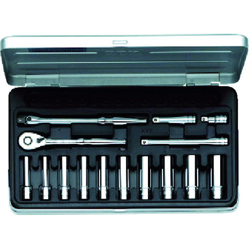 オレンジブック トラスコ中山 ＫＴＣ　６．３ｓｑ．ディープソケットレンチセット［１５点］ TB2L10 2285｜CRECOTE　店